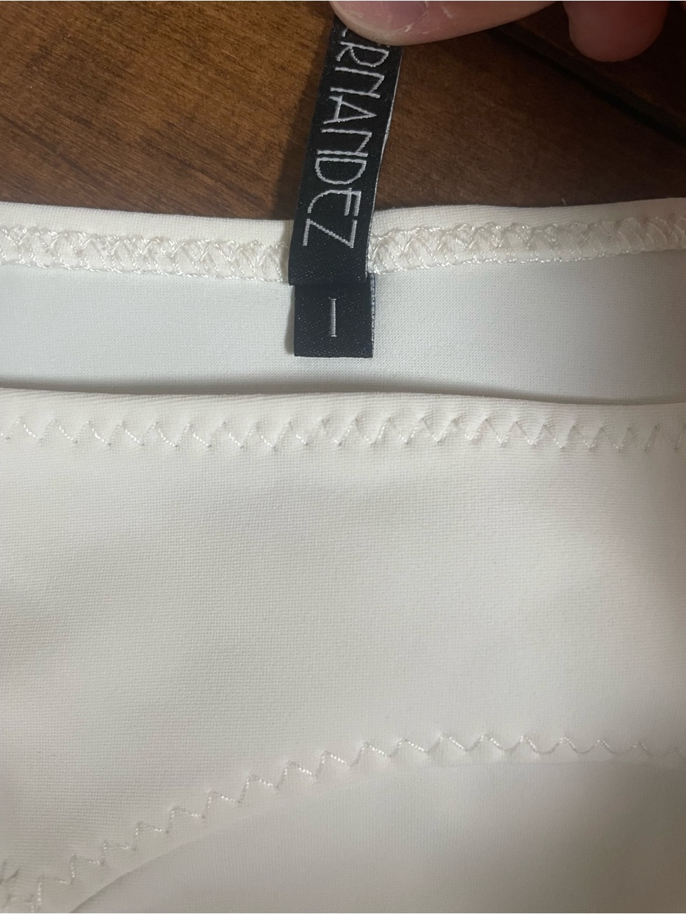 Lisa Marie Fernandez White Ruffle One-Shoulder Bikini Set - Picture 2 of 7